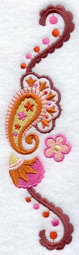 Paisley Floral Spray