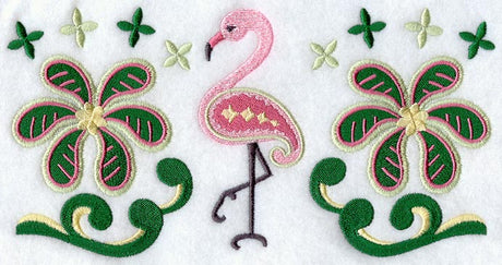 Paisley Flamingo Rectangle