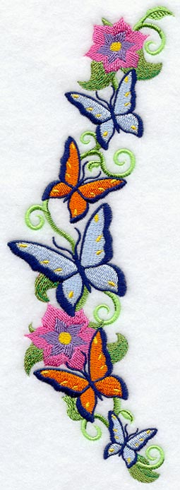 Jacobean Butterfly Spray - Mirror