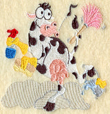 Spring Cleaning Cow