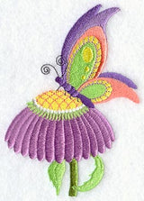 Butterfly on Flower 1