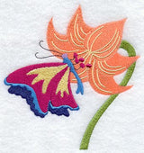 Butterfly on Flower 3