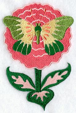 Butterfly on Flower 4