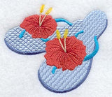 Hibiscus Flip Flops