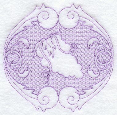 Grape Circle (Trapunto)