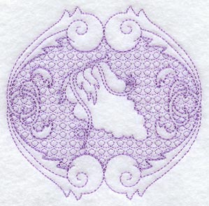 Grape Circle (Trapunto)