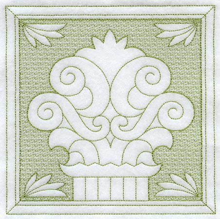 Roman Column Square (Trapunto)