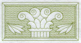 Roman Column Rectangle (Trapunto)