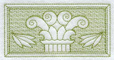Roman Column Rectangle (Trapunto)