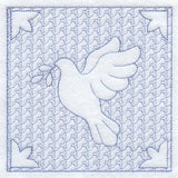 Dove Square (Trapunto)