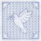 Dove Square (Trapunto)
