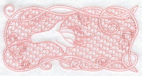 Fuchsia Rectangle (Trapunto)