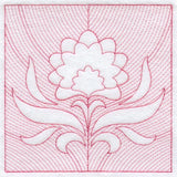 Floral Square (Trapunto)