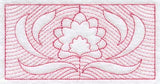 Floral Rectangle (Trapunto)