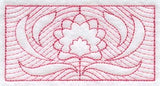 Floral Rectangle (Trapunto)
