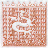 Dragon Square (Trapunto)