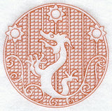 Dragon Circle (Trapunto)