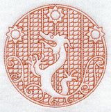 Dragon Circle (Trapunto)