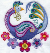 Jacobean Peacock Circle