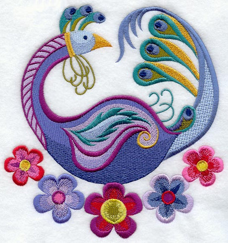 Jacobean Peacock Circle