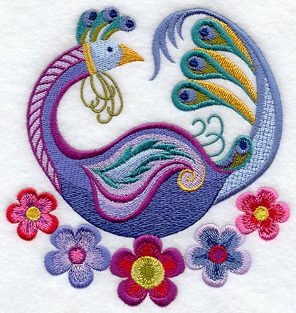 Jacobean Peacock Circle