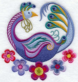 Jacobean Peacock Circle