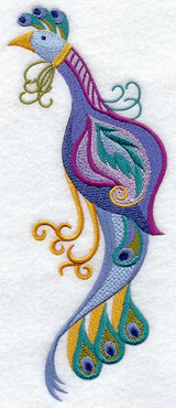 Jacobean Peacock Spray