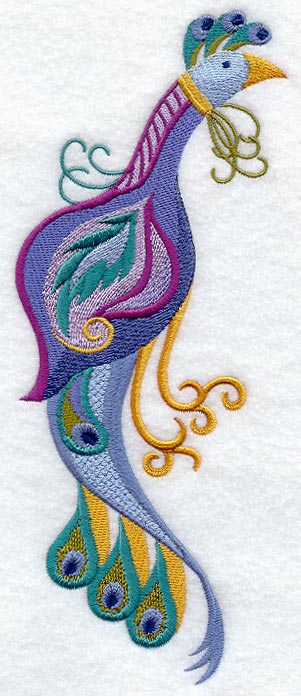 Jacobean Peacock Spray - Mirror