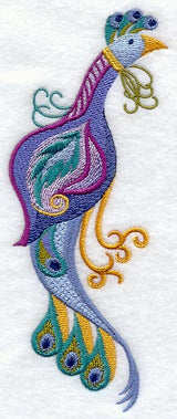 Jacobean Peacock Spray - Mirror