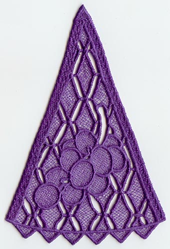 Grape Wedge (Lace)