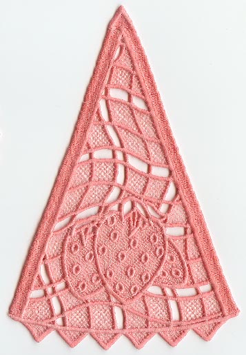 Strawberry Wedge (Lace)