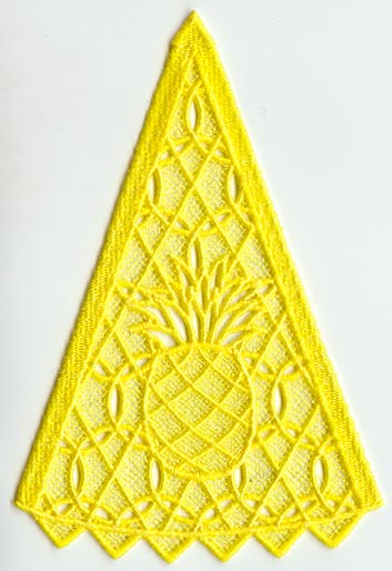 Pineapple Wedge (Lace)