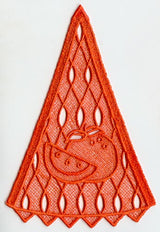 Orange Wedge (Lace)