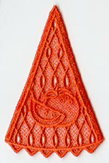 Orange Wedge (Lace)