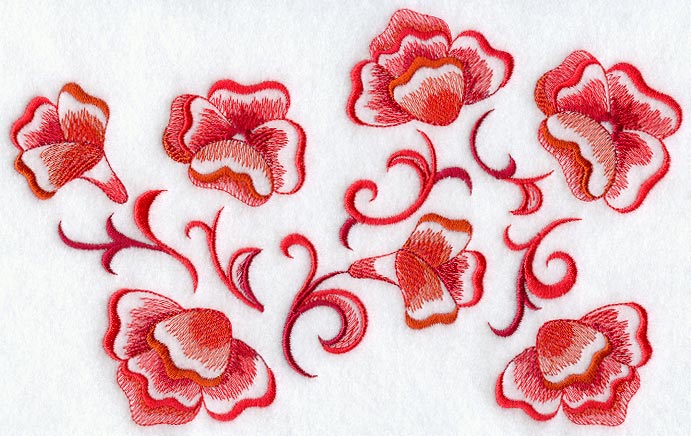 Poppy Bunch – Embroidery Library
