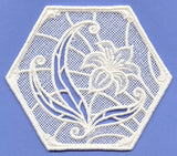 Lily Hexagon (Lace)