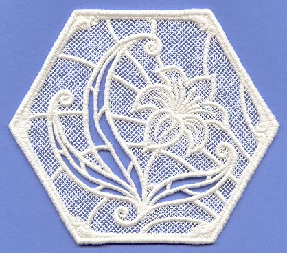 Lily Hexagon (Lace)