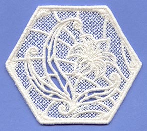 Lily Hexagon (Lace)