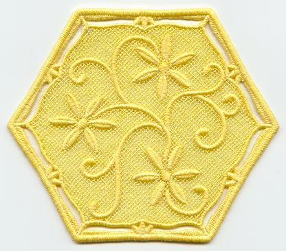 Daisy Hexagon (Lace)