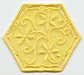 Daisy Hexagon (Lace)