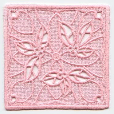 Leaves and Berries Square (Lace)