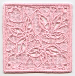 Leaves and Berries Square (Lace)
