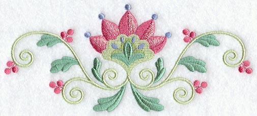 Jacobean Floral Spray