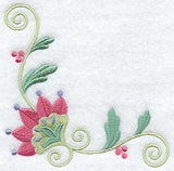 Jacobean Floral Corner