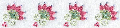 Jacobean Floral Border