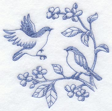 Bluebirds (Toile)
