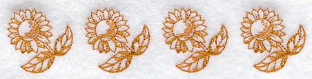 Sunflower Border (Toile)
