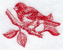 Rose-Breasted Grosbeak (Toile)