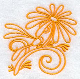 Wispy Dragonfly and Flower