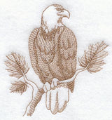 Eagle on Branch (Toile)